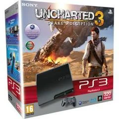 Carátula de Playstation 3 Slim 320GB [Uncharted 3 Bundle]
