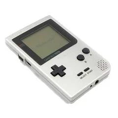 Carátula de Silver Gameboy Pocket [Black Screen Frame]