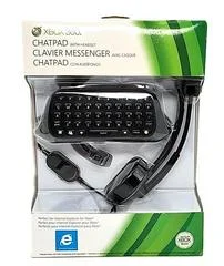 Carátula de Xbox 360 Chatpad With Headset [Black]