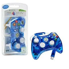 Carátula de Rock Candy Wired Xbox 360 Controller [Blueberry Boom Blue]