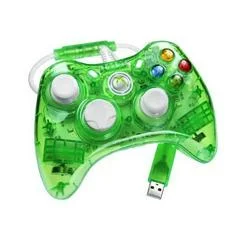 Carátula de Rock Candy Wired Xbox 360 Controller [Lala Lime Green]