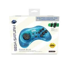 Carátula de Retro-Bit Wireless Controller [Clear Blue]