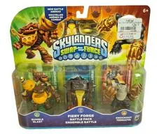 Carátula de Skylanders Swap Force: Triple Pack [Bumble Blast, Fiery Forge, Knockout Terrafin]