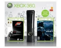Carátula de Xbox 360 Elite 120Gb Forza 3 And Halo 3 ODST Bundle