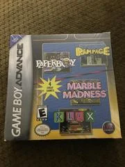 Carátula de Paperboy, Rampage, Marble Madness, Klax