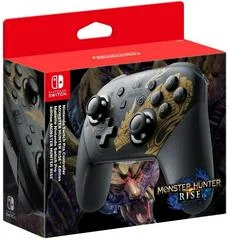 Carátula de Nintendo Switch Pro Controller Monster Hunter Rise Edition