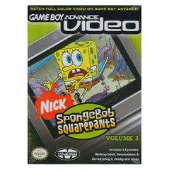 Carátula de GBA Video SpongeBob SquarePants Volume 3