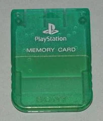 Carátula de PS1 Memory Card [Clear Green]