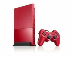 Carátula de Cinnabar Red Slim Playstation 2 System