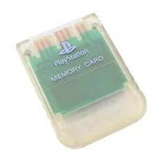 Carátula de PS1 Memory Card [Clear]