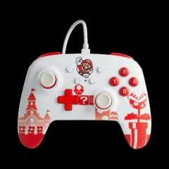 Carátula de Mario Red & White Wired Controller