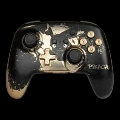 Carátula de Pikachu Black & Gold Wireless Controller
