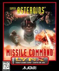 Carátula de Super Asteroids & Missile Command