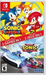 Carátula de Sonic Mania + Team Sonic Racing Double Pack