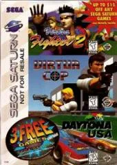 Carátula de 3 Free Game Pack [Virtua Cop, Virtua Fighter 2, Daytona USA]
