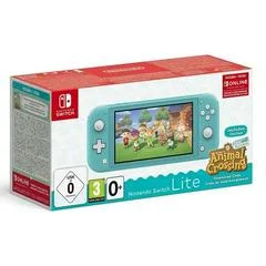 Carátula de Nintendo Switch Turquoise Animal Crossing Edition