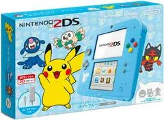 Carátula de Nintendo 2DS Pokemon Sun & Moon Light Blue