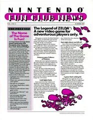 Carátula de Nintendo Fun Club News [Vol 1 No 2]