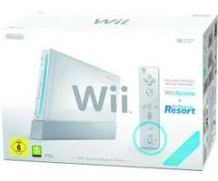 Carátula de Wii Console White: Wii Sports Resort + Wii Sports Resort Edition