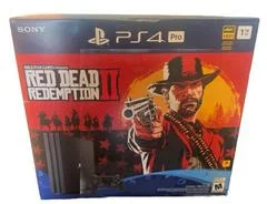 Carátula de Playstation 4 Pro 1TB Red Dead Redemption II Bundle