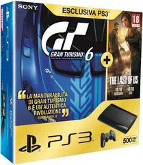 Carátula de Playstation 3 Super Slim 500GB Gran Turismo 6 & Last of Us