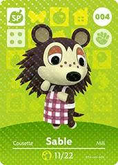 Carátula de Sable #004 [Animal Crossing Series 1]