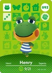 Carátula de Henry #092 [Animal Crossing Series 1]