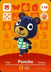 Carátula de Poncho #118 [Animal Crossing Series 2]