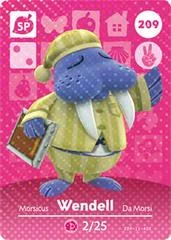Carátula de Wendell #209 [Animal Crossing Series 3]