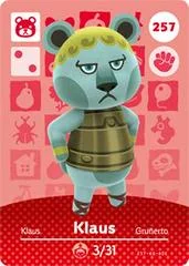 Carátula de Klaus #257 [Animal Crossing Series 3]