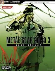 Carátula de Metal Gear Solid 3: Subsistence [BradyGames]