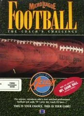 Carátula de MicroLeague Football: The Coach's Challenge