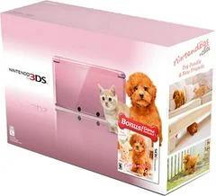Carátula de Nintendo 3DS Pearl Pink [Nintendogs + Cats: Toy Poodle Bundle]