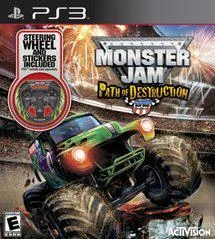 Carátula de Monster Jam: Path of Destruction with Wheel