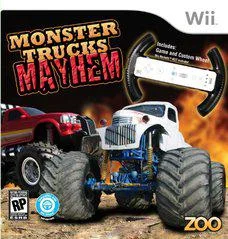 Carátula de Monster Trucks Mayhem with Racing Wheel
