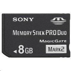 Carátula de 8GB PSP Memory Stick Pro Duo