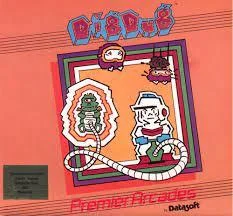 Carátula de Dig Dug (Datasoft)