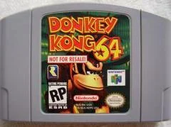 Carátula de Donkey Kong 64 [Not for Resale Gray]