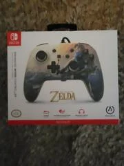 Carátula de Wired White Zelda: Breath of The Wild Controller