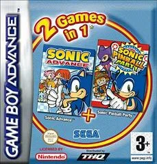 Carátula de 2 Games in 1: Sonic Advance + Sonic Pinball Party