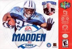 Carátula de Madden 2001