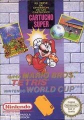 Carátula de Super Mario Bros Tetris Nintendo World Cup