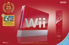 Carátula de Nintendo Wii Console Red [Mario 25th Anniversary]