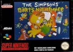 Carátula de The Simpsons Bart's Nightmare