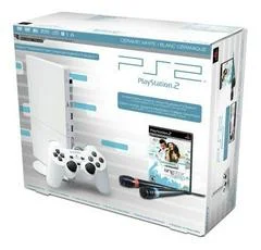 Carátula de Ceramic White PlayStation 2 SingStar Bundle