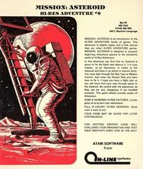 Carátula de Mission Asteroids