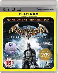Carátula de Batman Arkham Asylum [Game of the Year Edition Platinum]