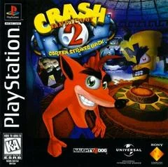 Carátula de Crash Bandicoot 2 Cortex Strikes Back