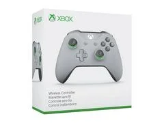 Carátula de Xbox One Gray & Green Wireless Controller