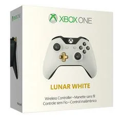 Carátula de Xbox One Lunar White Wireless Controller